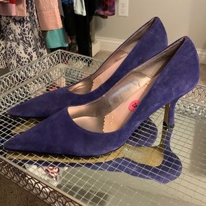 B.P. From Nordstrom violet blue suede pumps size 10